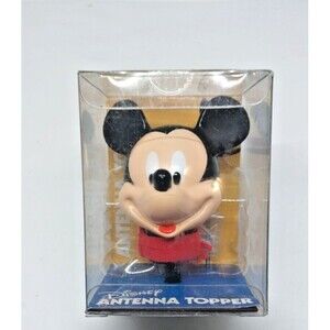 Vintage Collectible Disney Antenna Topper Ornament - Mickey Mouse with Scarf 3"
